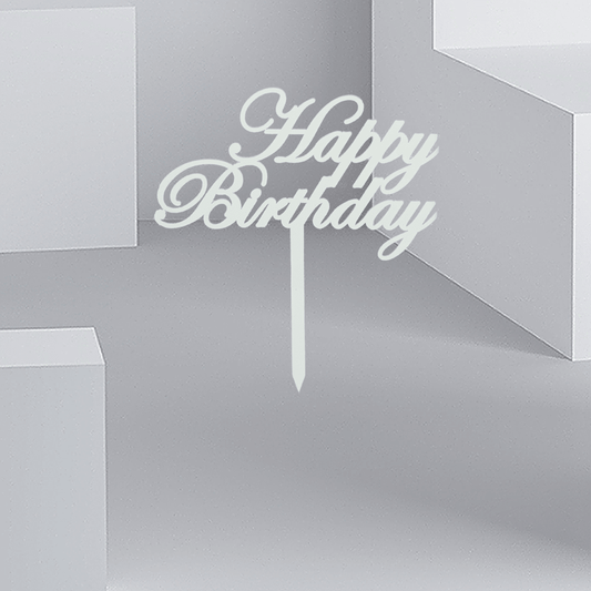 Happy Birthday Arcylic Stick